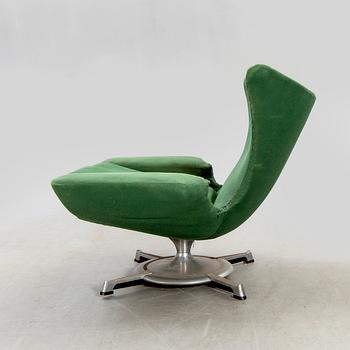 An 1960:s easy chair probably by Hans Erik Johansson, Westberg Furniture, Tranås Sweden.