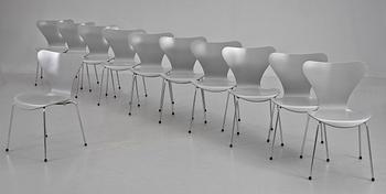 STOLAR, 11st. "Sjuan", Arne Jacobsen, Fritz Hansen.