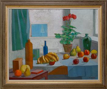 EUGEN ERHARDT, olja på pannå, sign.