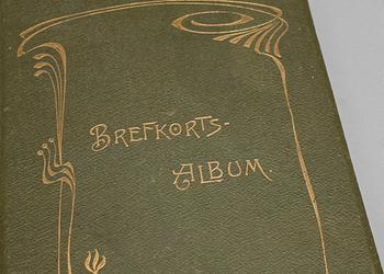 VYKORTSALBUM, mestadels bilder från omkring 1900.