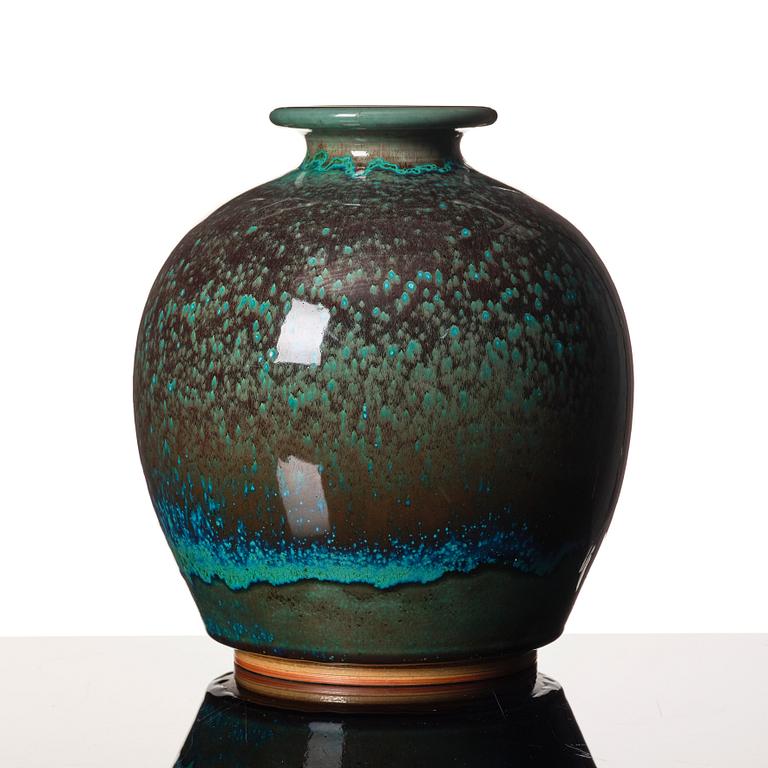 Berndt Friberg, a stoneware vase, Gustavsberg studio, Sweden 1964.
