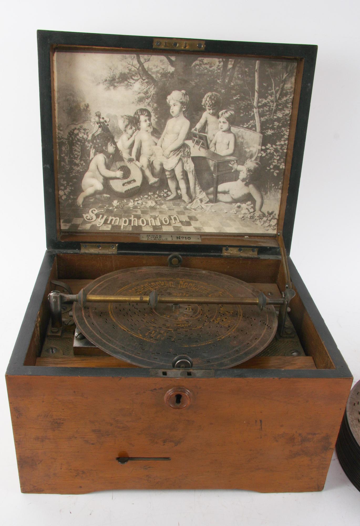 SPELDOSA, Symphonion, Tyskland, omkring 1900.