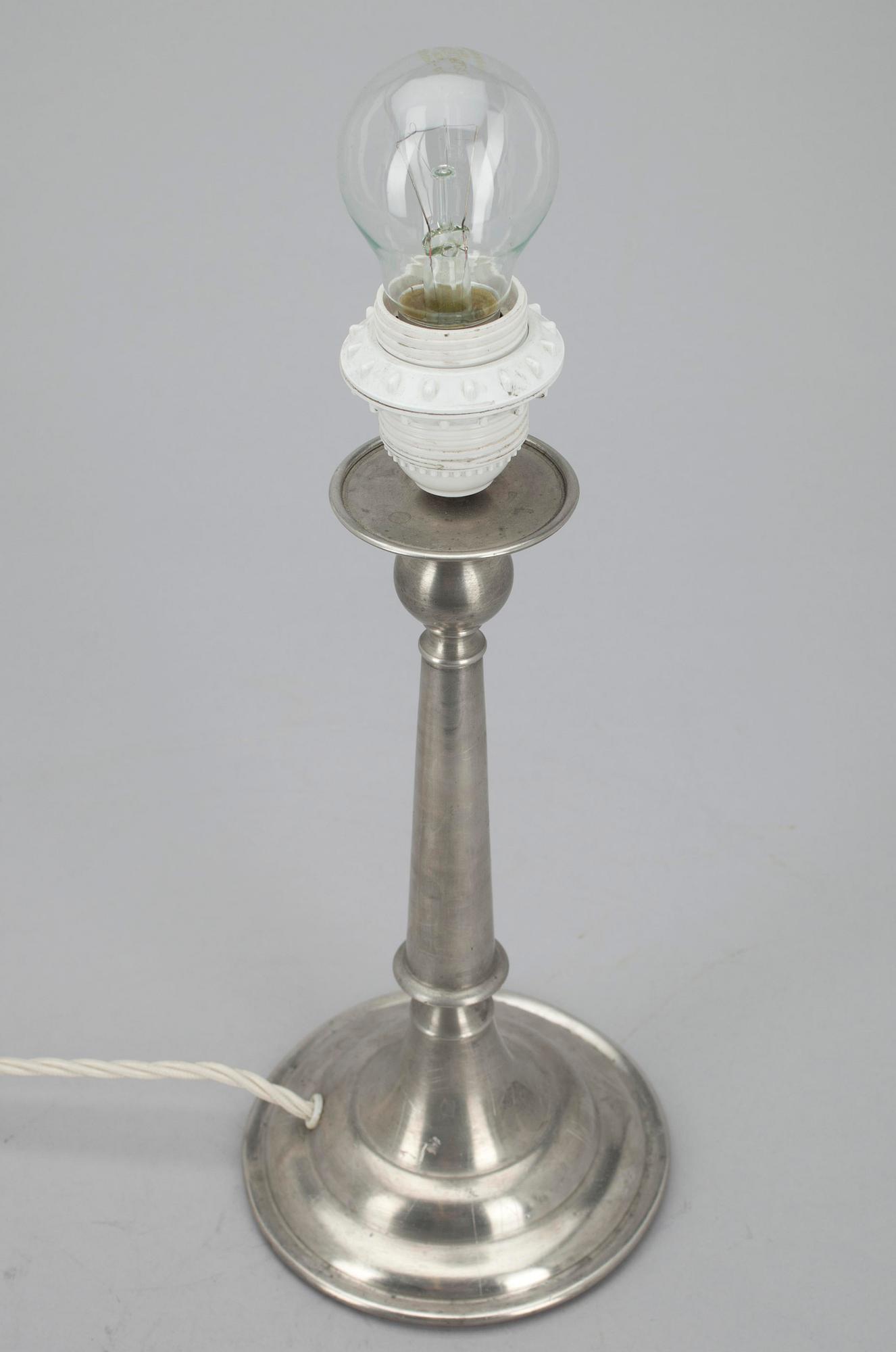 BORDSLAMPA, tenn, trol. Estrid Ericson, Svenskt tenn 1927.