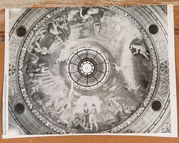 Yrjö Ollila, Sketch for the ceiling painting planned for the Finnish National Theatre.