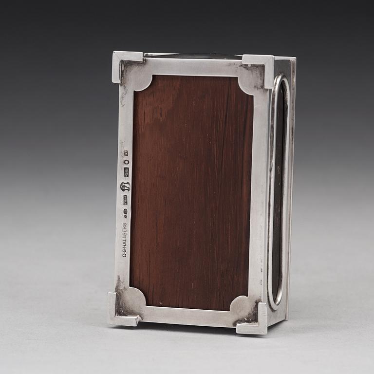 Kay Bojesen, A Kay Boyesen 830/1000 silver matchbox case, Copenhagen, Swedish import marks 1918.