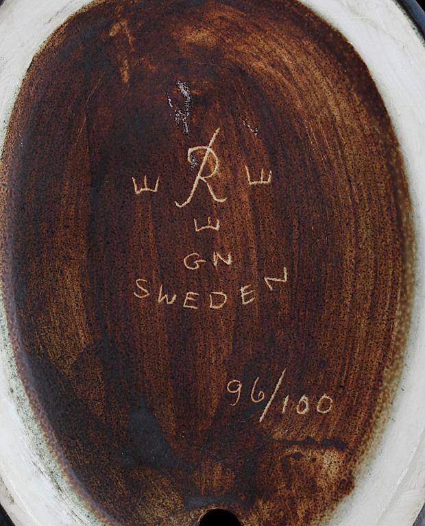 FIGURIN, stengods, Gunnar Nylund, Rörstrand, 1900-talets mitt, numr 96/100.