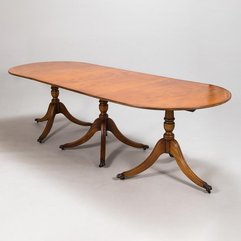 A 20th century English style dining table.
