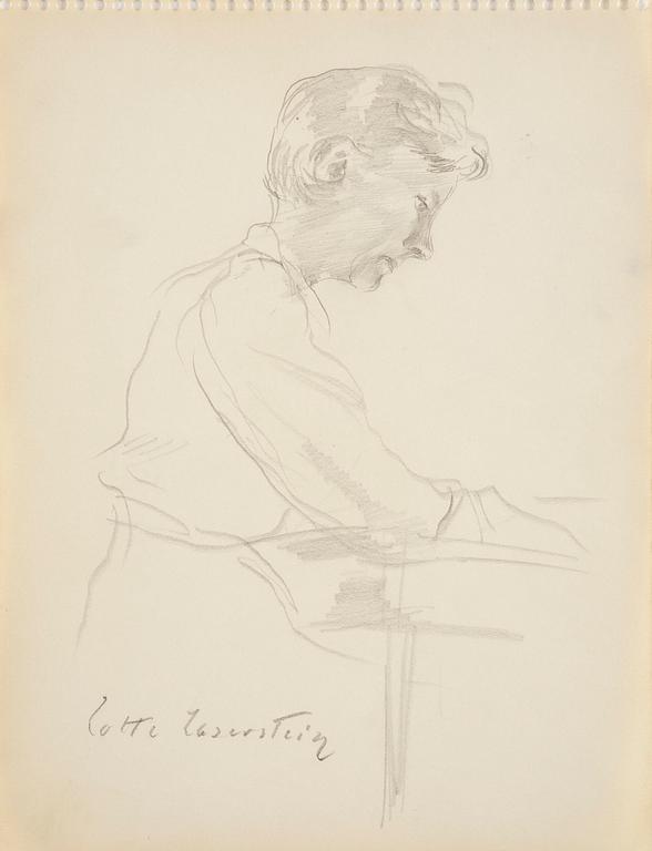 Lotte Laserstein, Woman by a table.