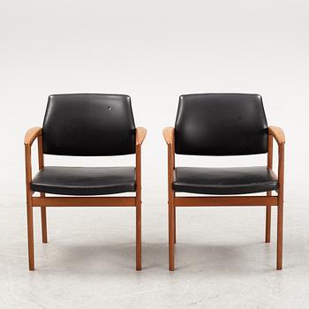 A pair of 1960's armchairs.