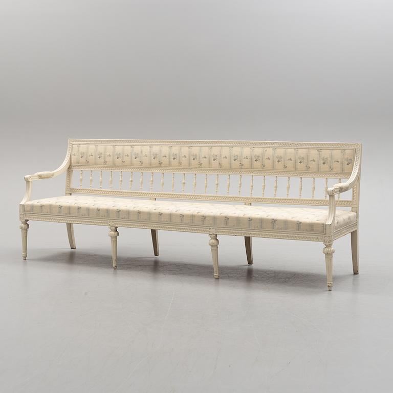 An end of the 18th century Gustavian sofa.