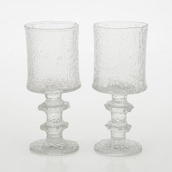 . Timo Sarpaneva, dricksglas, 13 st, "Juhlalasi" 2140, Iittala.