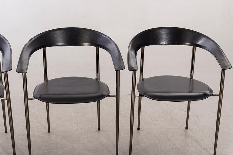 KARMSTOLAR, 4 st, "Ursula", Arrben Italien sent 1900-talets senare del.