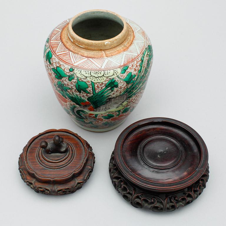 URNA, porslin, Ming, Kina transition 1600-tal.