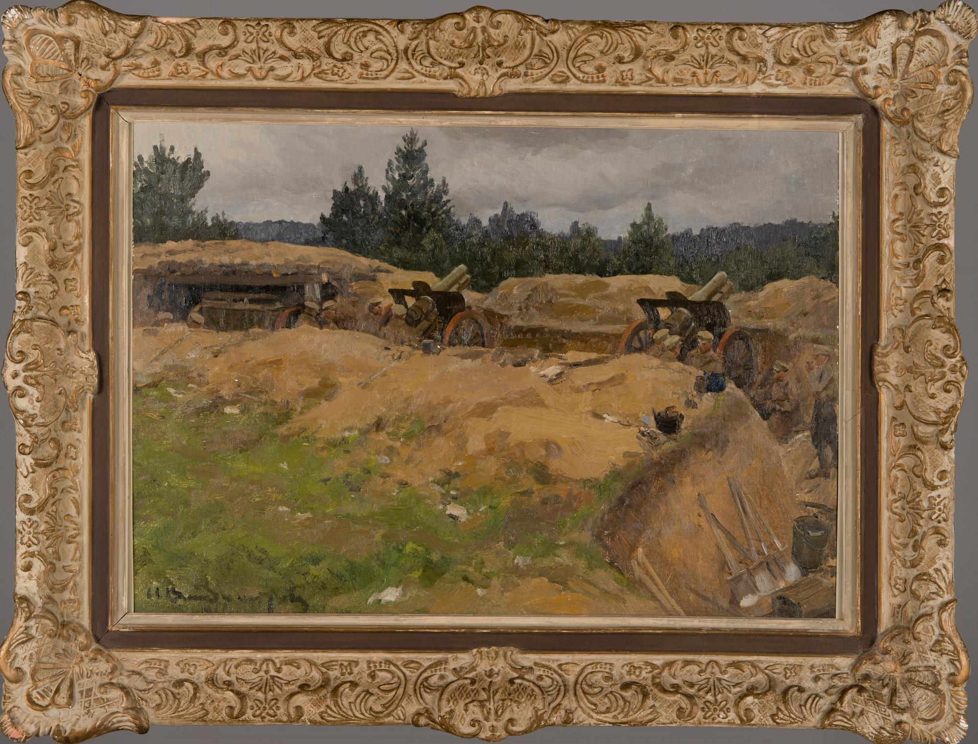 IVAN ALEXEIEVITCH VLADIMIROV, öljy kankaalle, signeerattu ja mahdollisesti päivätty 1916.