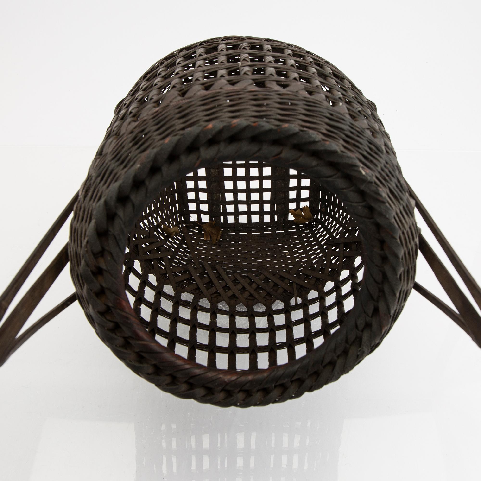 A Japanese Meiji basket.
