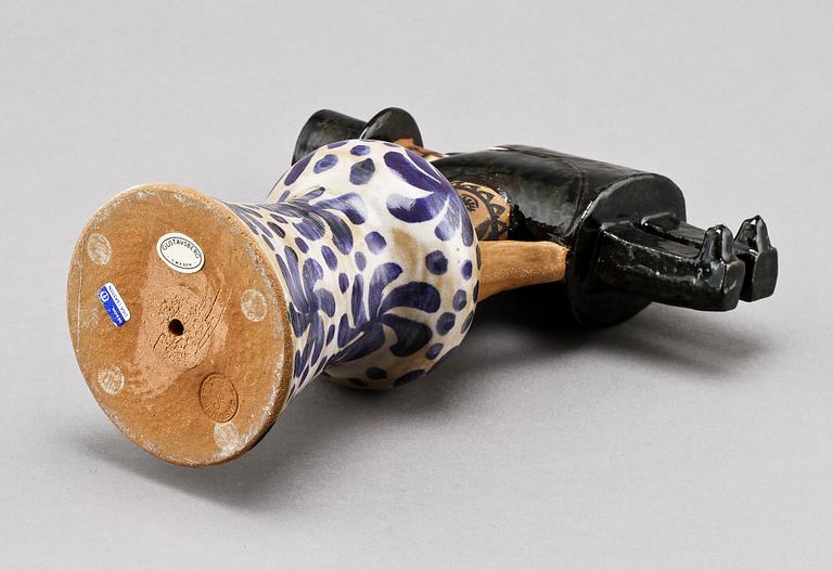 FIGURIN, stengods, "Samhällsdebatten", Lisa Larson, Gustafsberg.