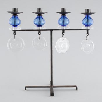 ERIK HÖGLUND, kandelaber, Boda, 1900-talets andra hälft.