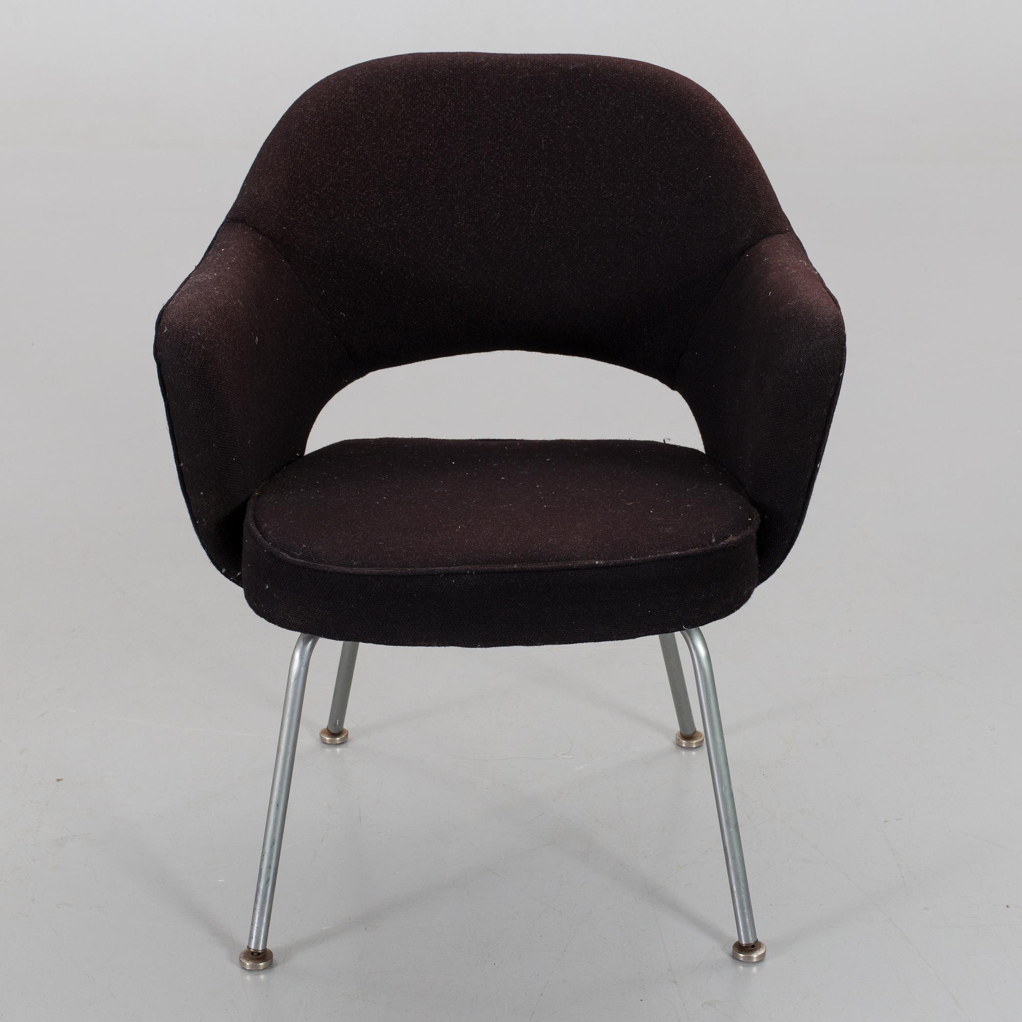 KARMSTOL,  'Executive Side Chair', Eero Saarinen för Knoll International. Made in Belgium.