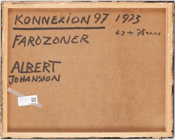 ALBERT JOHANSSON, akryl på pannå, sign.