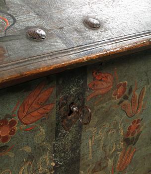 A wooden chest from 1781.