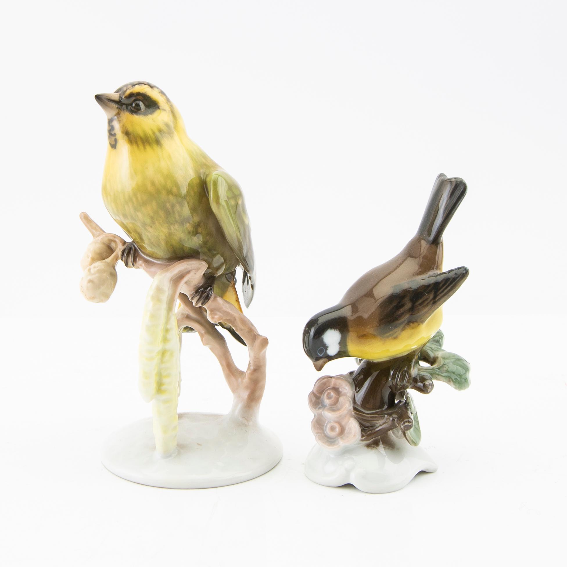 Figurines 5 pcs Rosenthal Germany mid-20th century porcelain.