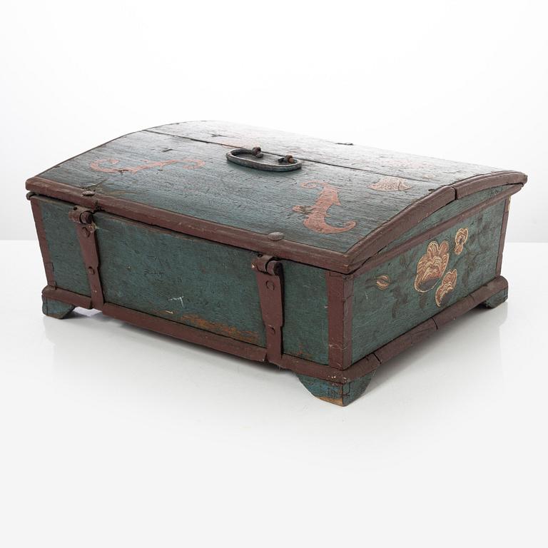 Box, folk art, Western Sweden, dated 1796.