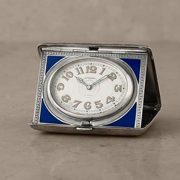 ETERNA, 8 Jours, travel clock, 86 x 70 mm,