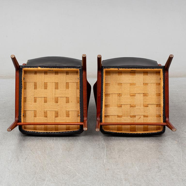 KARL ERIK EKSELIUS, a pair of late 20th Century easy chairs.