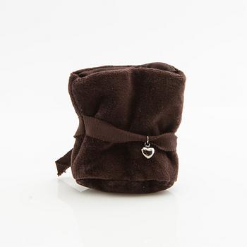 Ole Lynggaard, lås 18K guld med kedja i oxiderad silver.