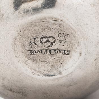 ANDERS CARLBORG, A silver thumbler, Turku 1768.