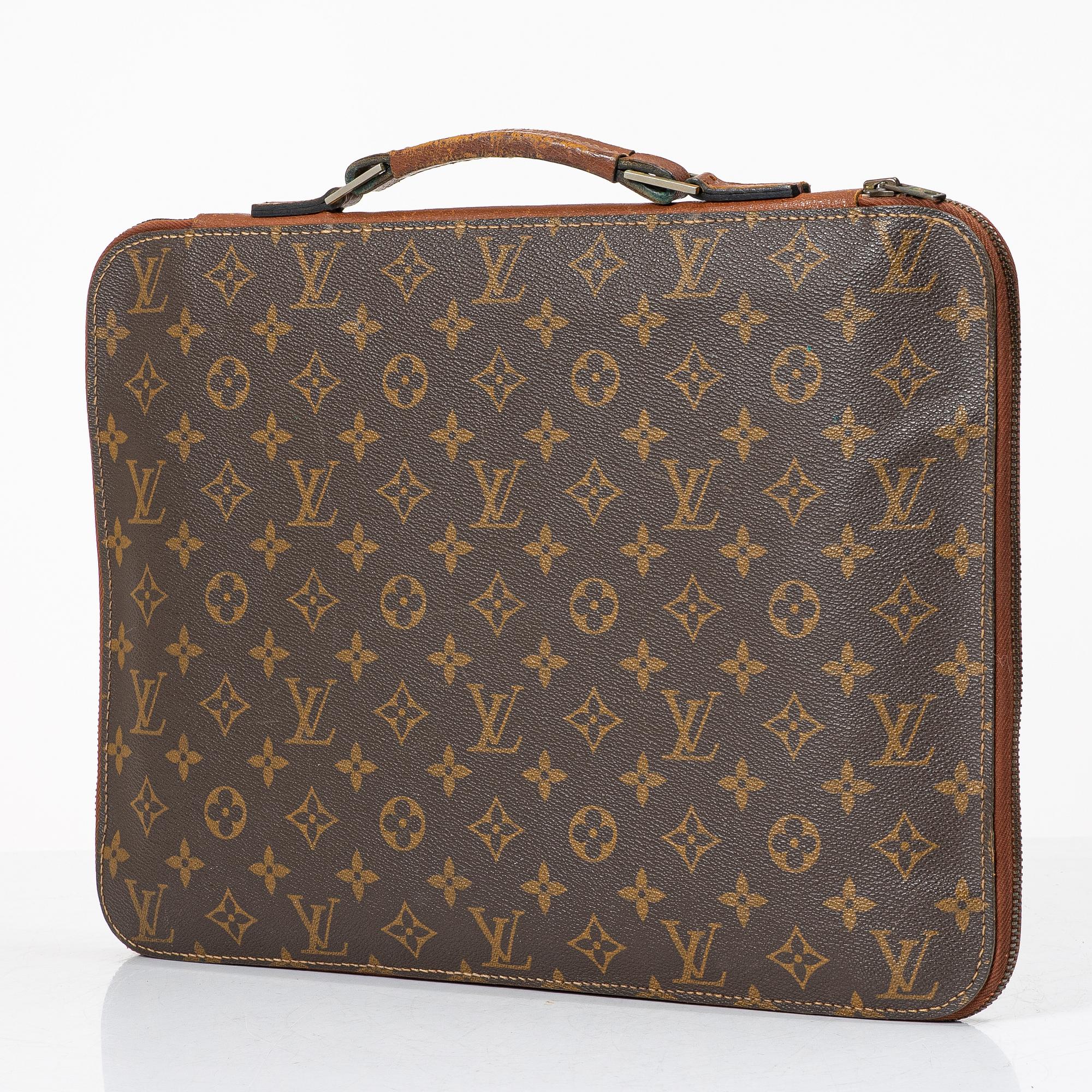 Louis Vuitton, Document portfolio, vintage, 1970s.