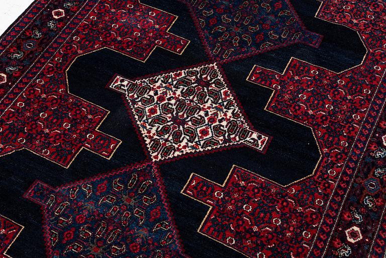 Rug, Senneh, approx. 207 x 140 cm.