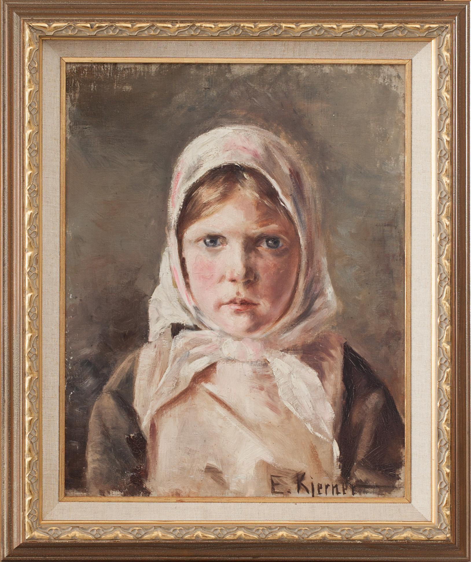 ESTHER KJERNER, olja på duk. Signerad.