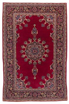 1294. SEMI-ANTIQUE/OLD KASHAN. 202 x 134 cm.