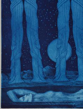 Ernst Fuchs, Untitled from: "Hommage aux Prix Nobel" (The Nobel Prize Portfolio).
