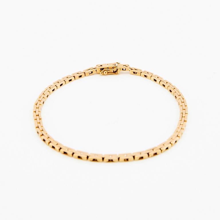 Armband Korridor-länk 18K guld.