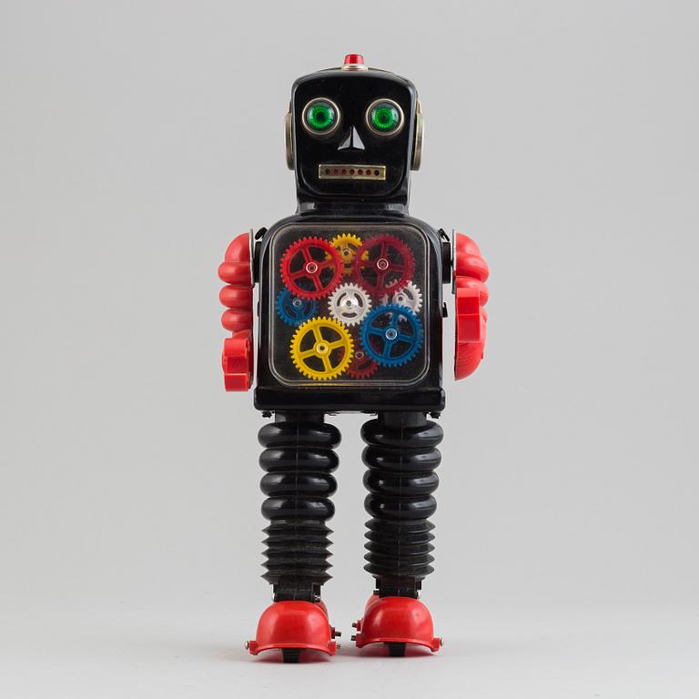 Blink A Gear Tin Robot, Taiyo, Japan, 1960-tal.