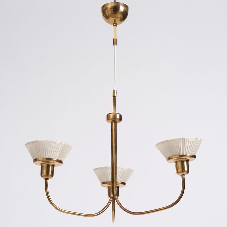 Josef Frank, a rare brass ceiling light model "G 2558", Firma Svenskt Tenn, 1950s-60s.