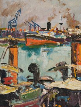 Walter Langhammer, The Harbour in Mumbai.