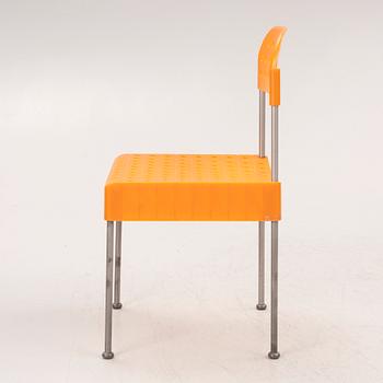 Enzo Mari, stolar, 4 st, "Box chair", Anonima Castelli, Italien, 1990-tal.