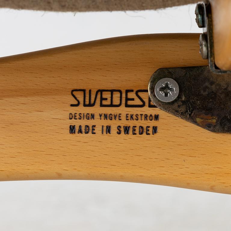 Yngve Ekström, armchair with footstool, 'Lamino', Swedese.