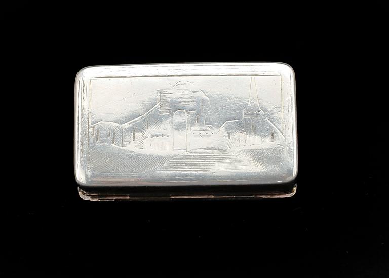 DOSA, silver, trol Fyedor Ivanov, Moskva, 1800-tal. Vikt ca 41 gr.