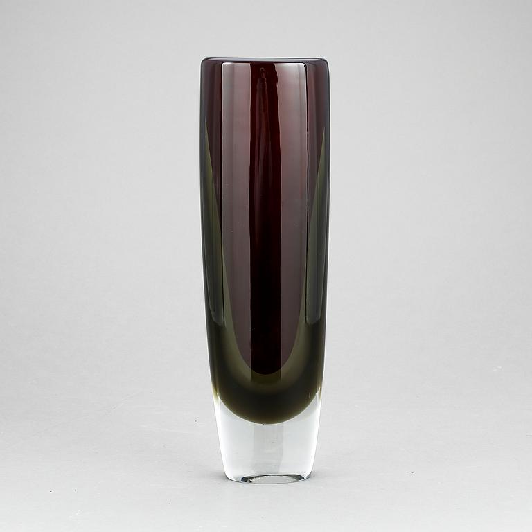 A Kaj Franck glass vase, Nuutajärvi, Notsjö, Finland 1959.