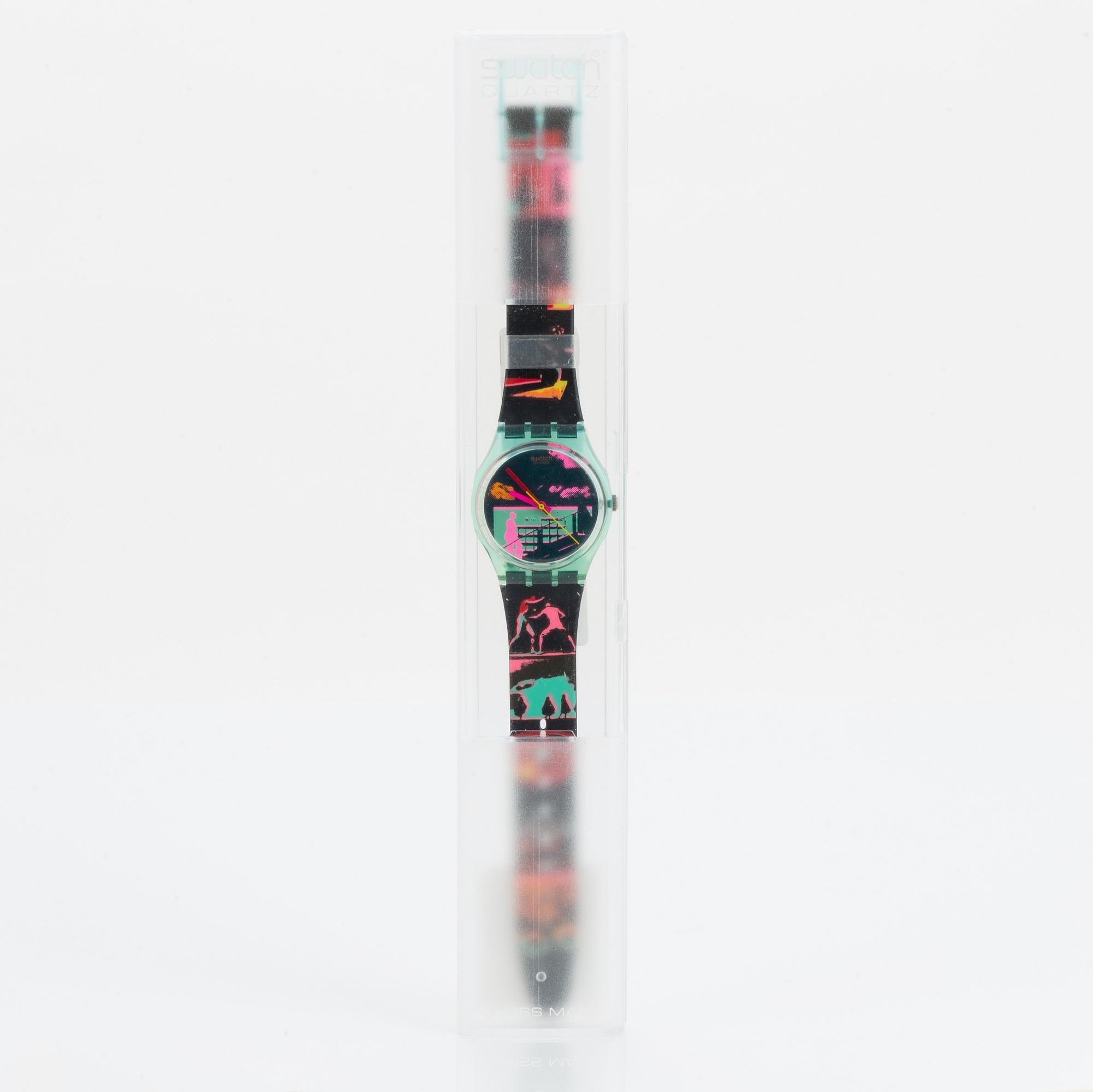 Swatch, Rush for Heaven, wristwatch 34 mm.