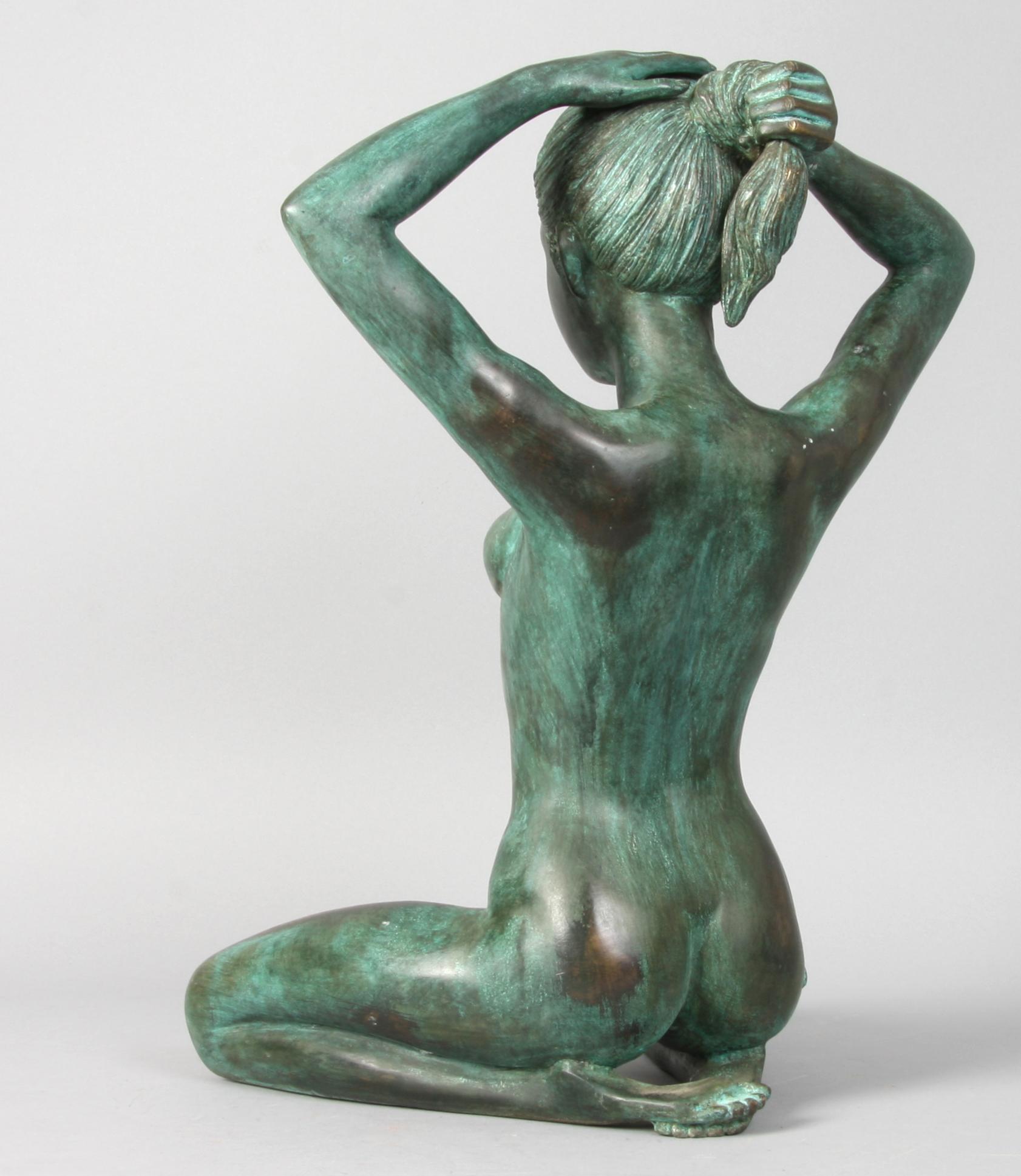 TRÄDGÅRDSSKULPTUR, brons, 2000-tal.