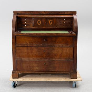 Roll-top desk, Empire, first half of the 19th century.