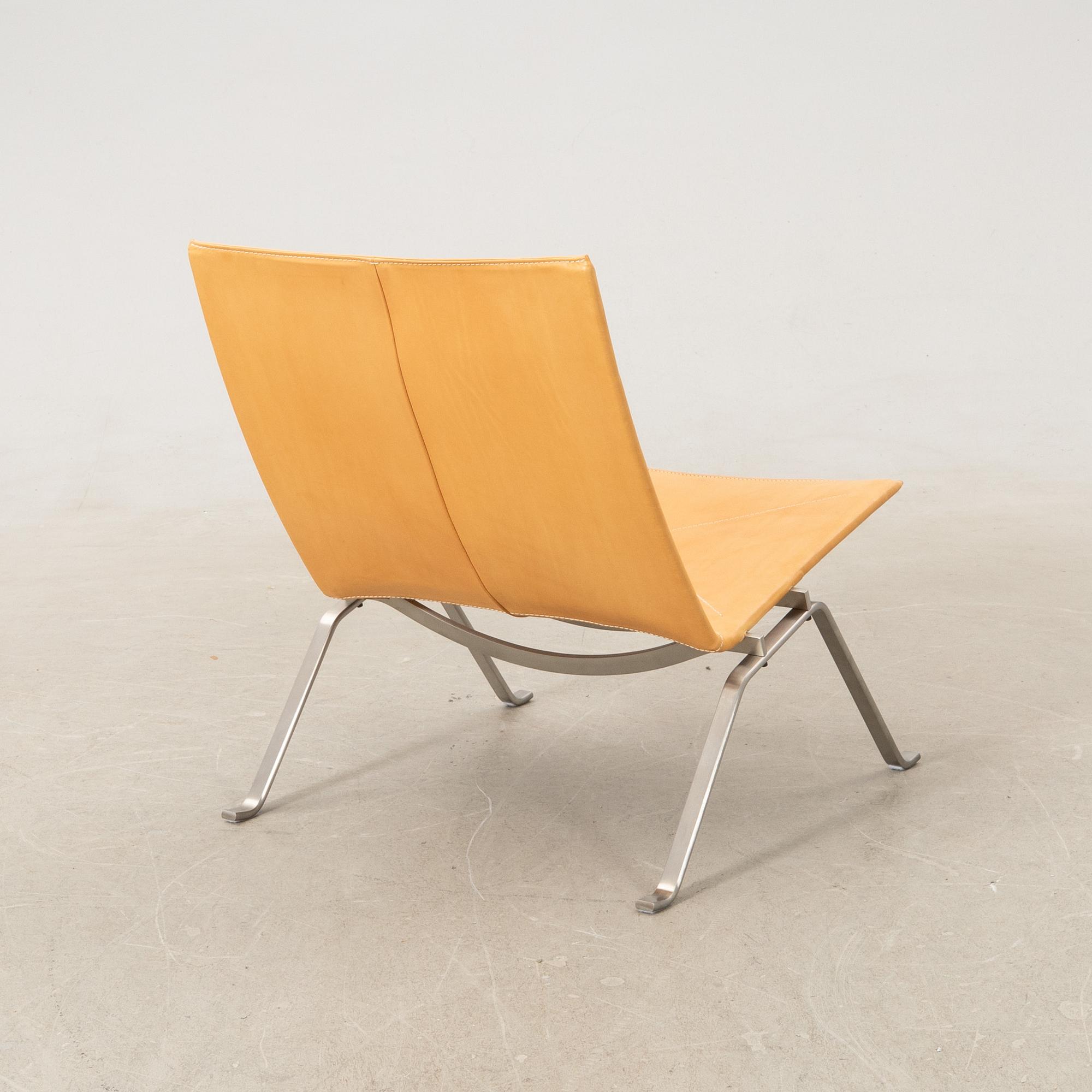 Poul Kjaerholm, fåtölj, "PK22" för Fritz Hansen Danmark 2017.