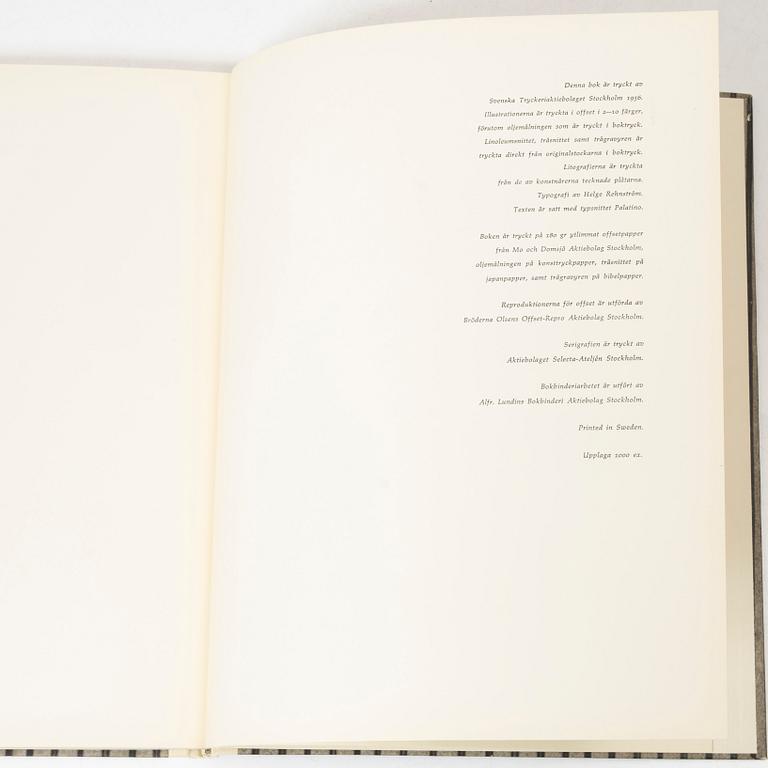 Olle Bærtling, Bok, Per Bjurströms "Tekniker i grafiken" med seriegrafi av Olle Baertling. Upplaga om 1000 ex.