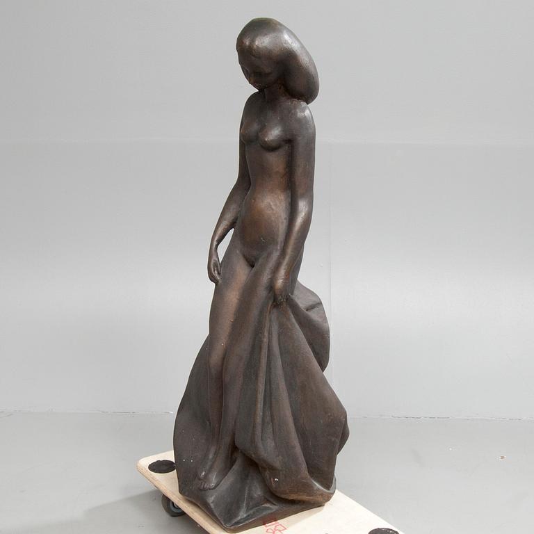 OKÄND KONSTNÄR, skulptur, brons, 1980-tal.