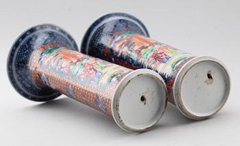 VASER, 1 par, porslin, Kina, 1700-tal.